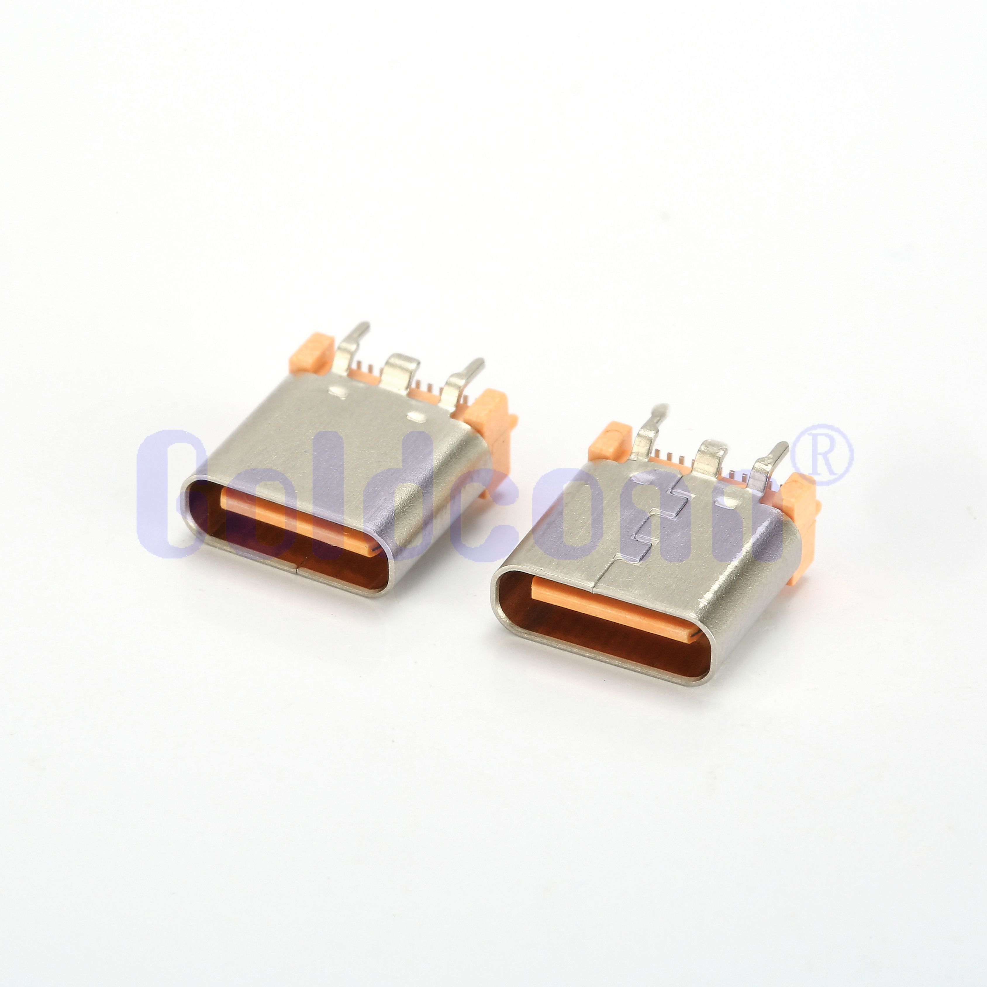 Z-CF007SLB02L-A-01 Type C TID USB 24 PIN Female Connector Vertical Type