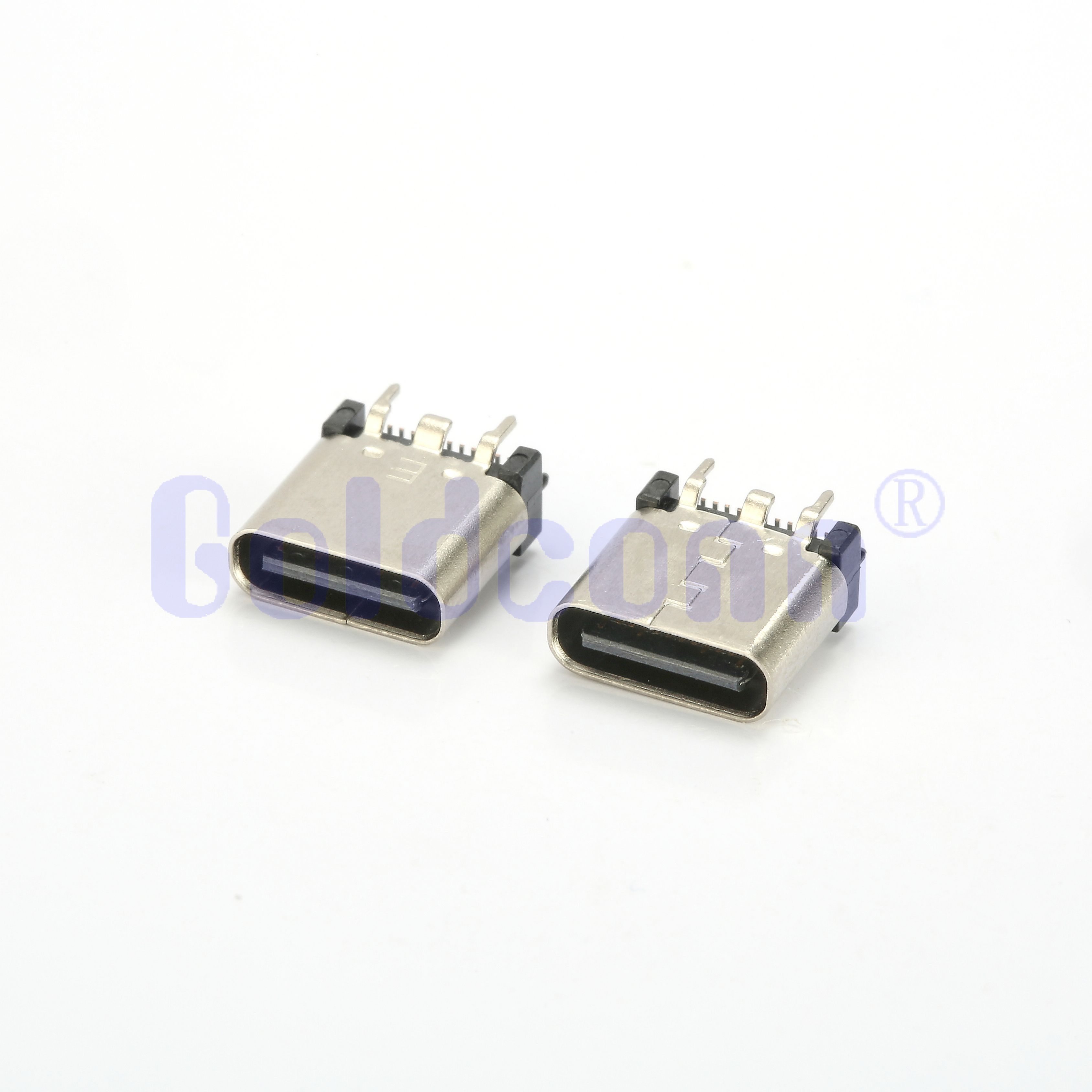 CF217-24SLB02R-C3 Type C USB Female 24PIN Vertical,Dual Row,SMT