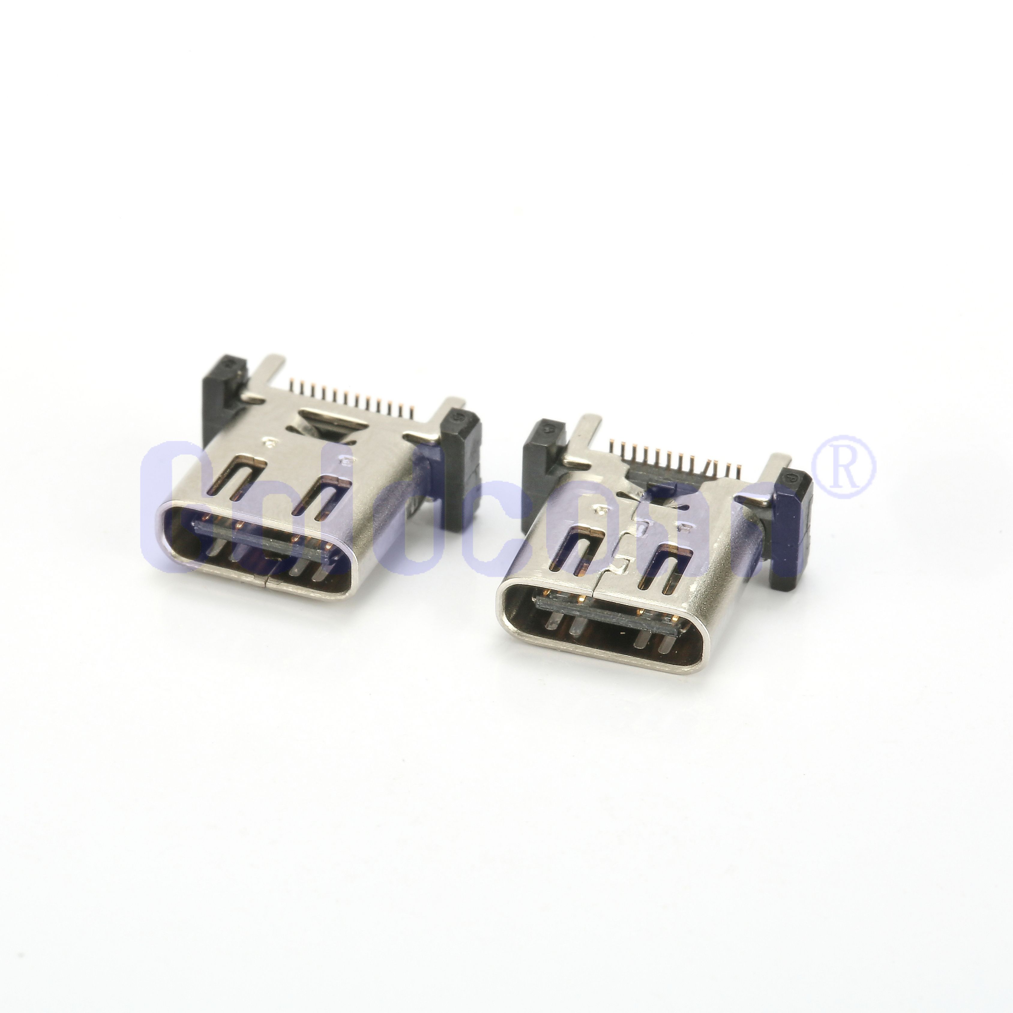 Z-CF036SLB12R-C-01 Type C USB Female 24PIN Vertical,Dual Row,SMT