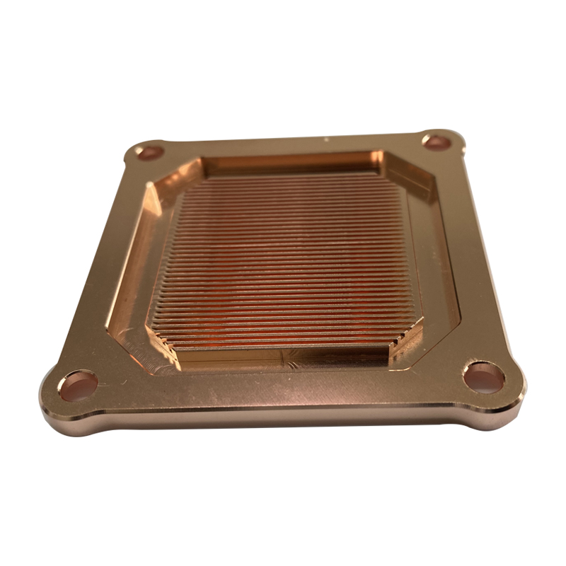 custom copper skiving heat sink Goldconn
