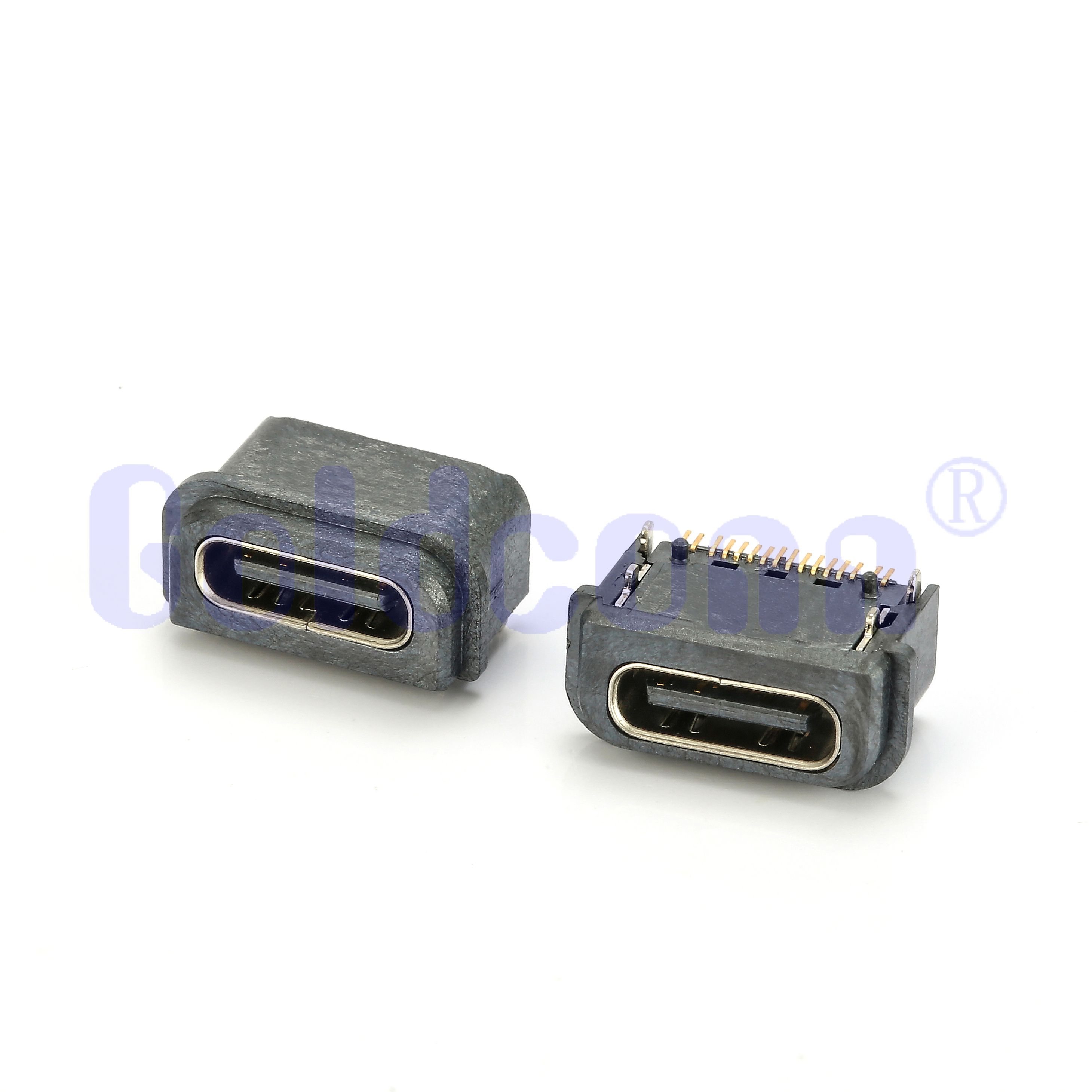 CF115-16LB12R-68 Type C USB 16PIN Female Connector SMT Waterproof