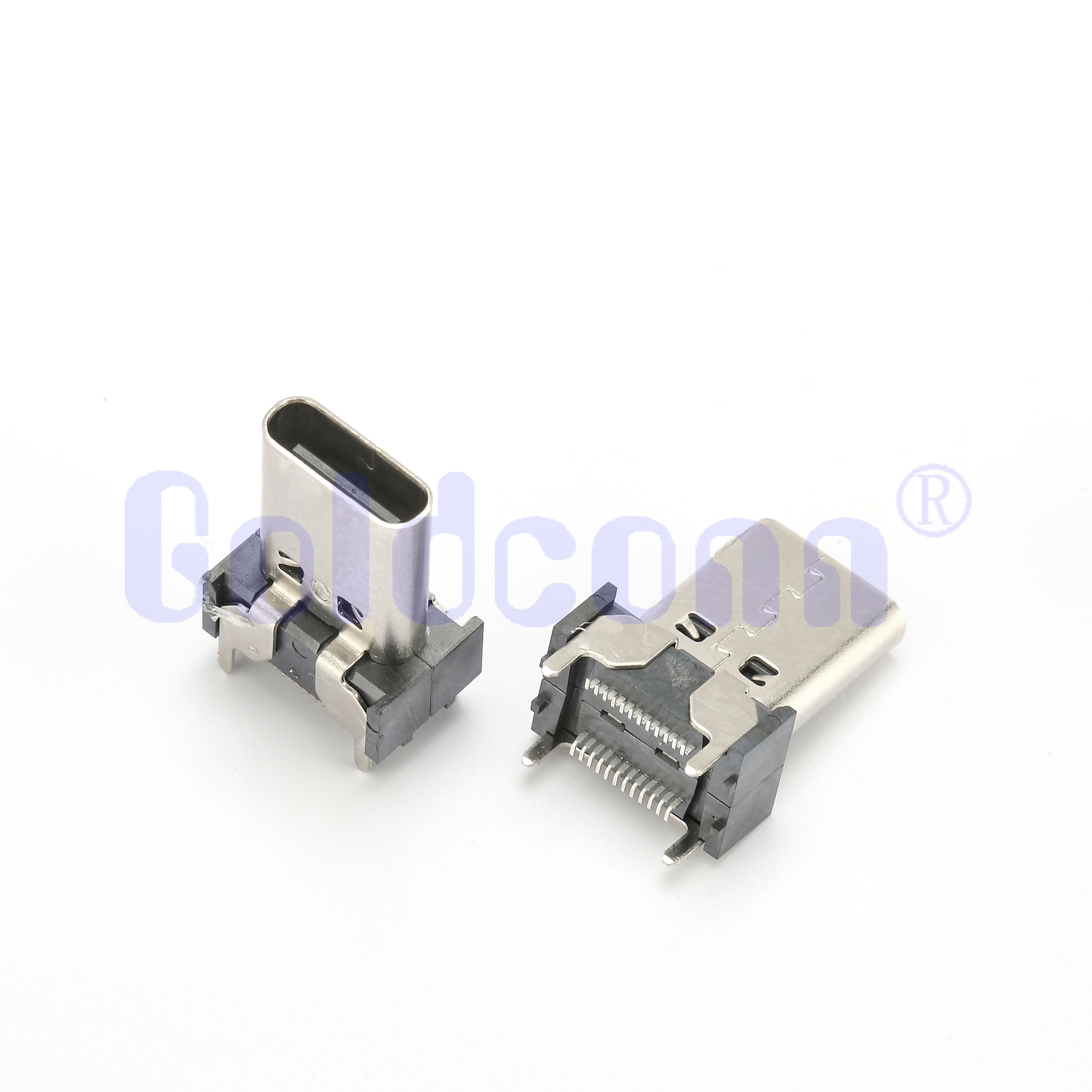 CF103-24LB01R-C3 Type C USB Female 24PIN Vertical,Dual Row,SMT